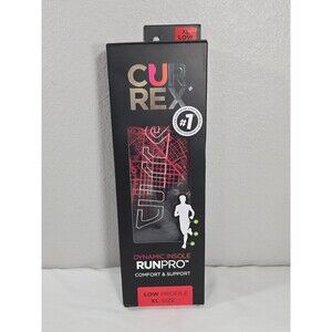 CURREX RunPro Insoles for Running Shoes Arch Support Inserts Low Profile Size XL